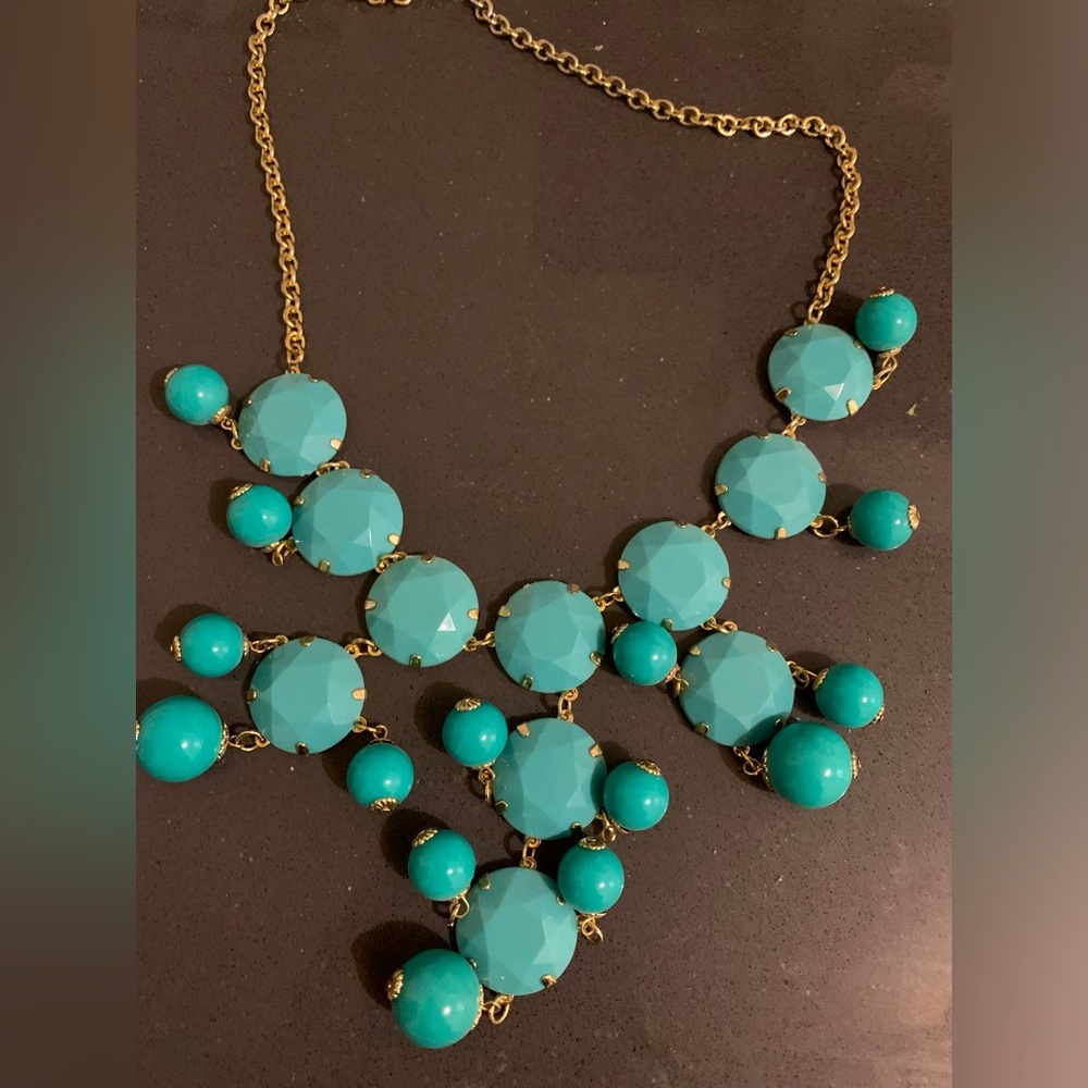 Turquoise statement necklace
